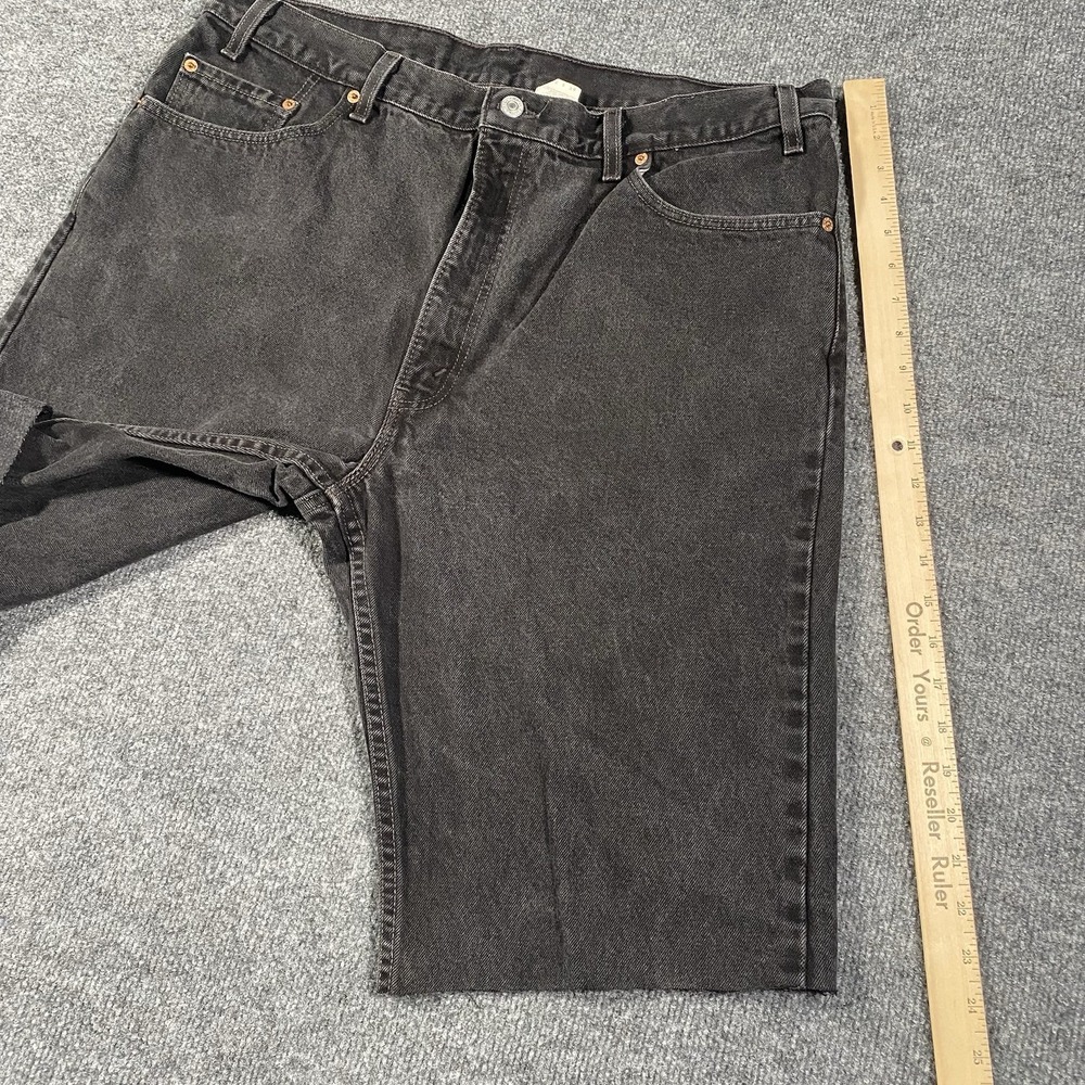 Vintage 90s Levis 505 Bermuda Cut Off Jean Shorts Mens Size 40 Faded Jorts - Picture 9 of 10